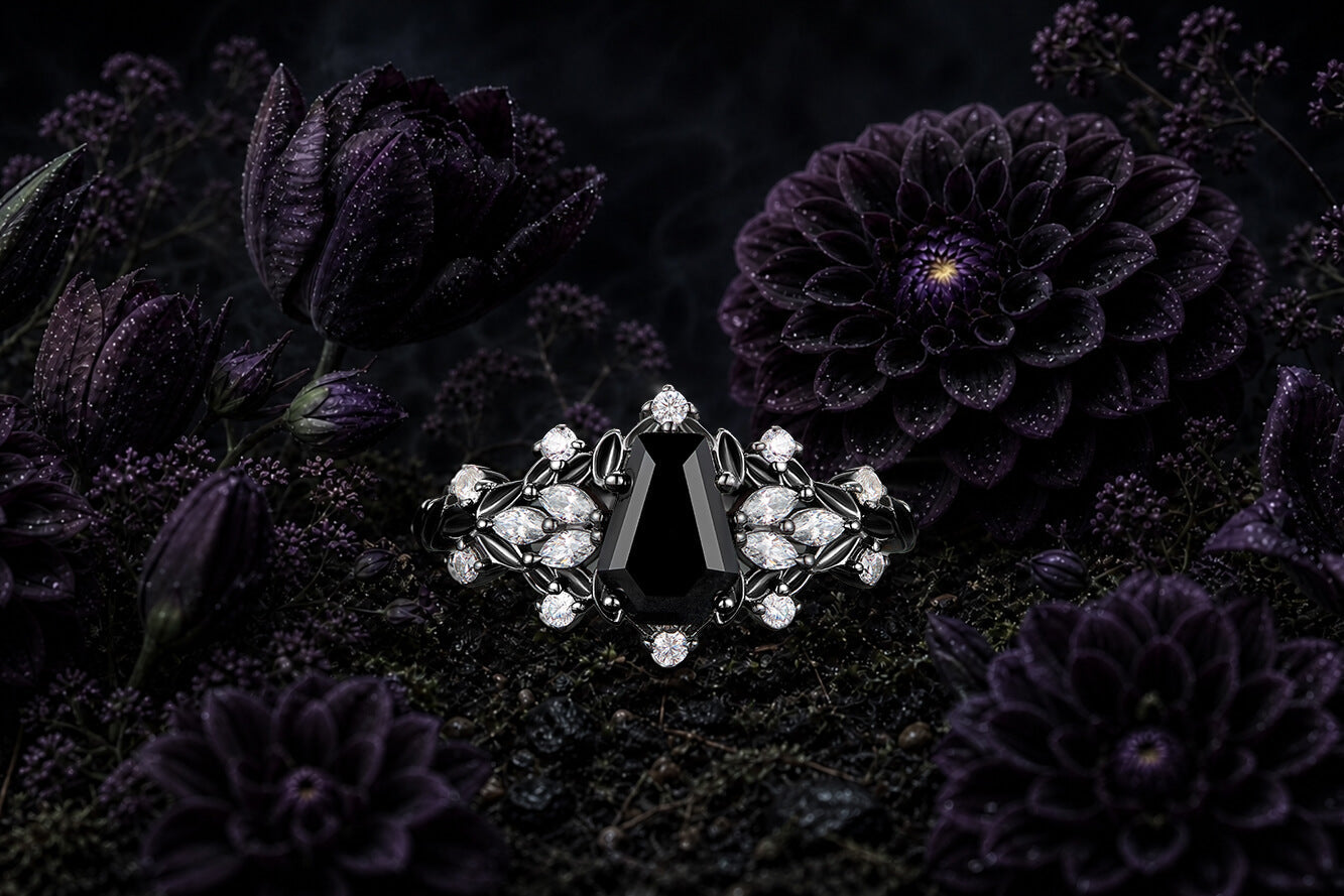 Black Gold Rings